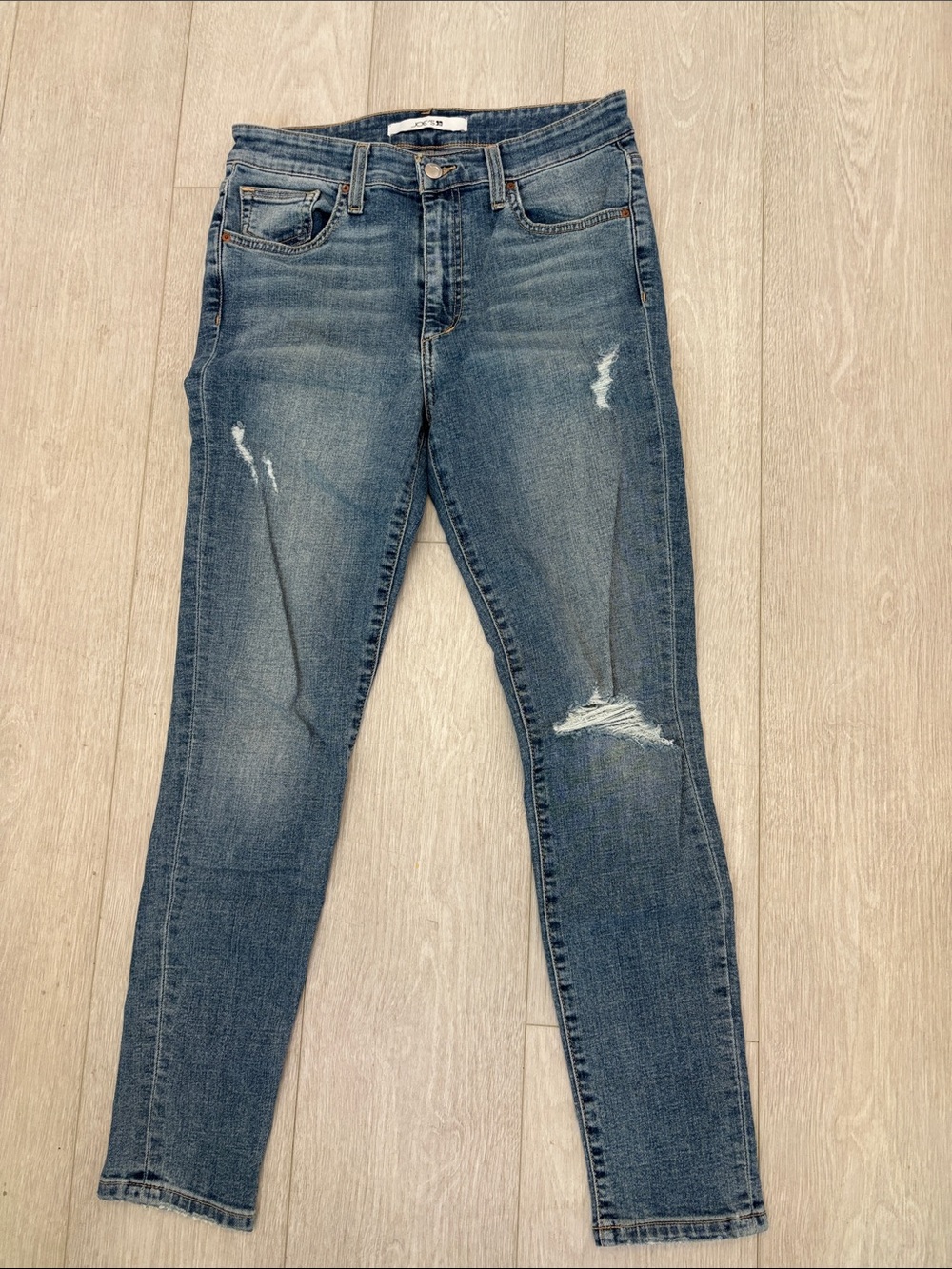 Joe’s High Rise Skinny Ankle Blue Jeans size 28